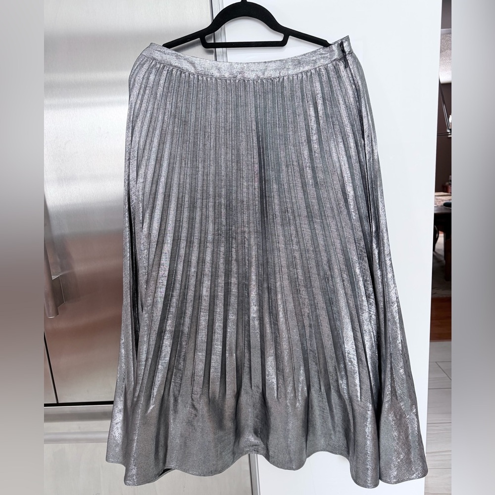 Marks & Spencer Metallic Silver Skirt BNWT